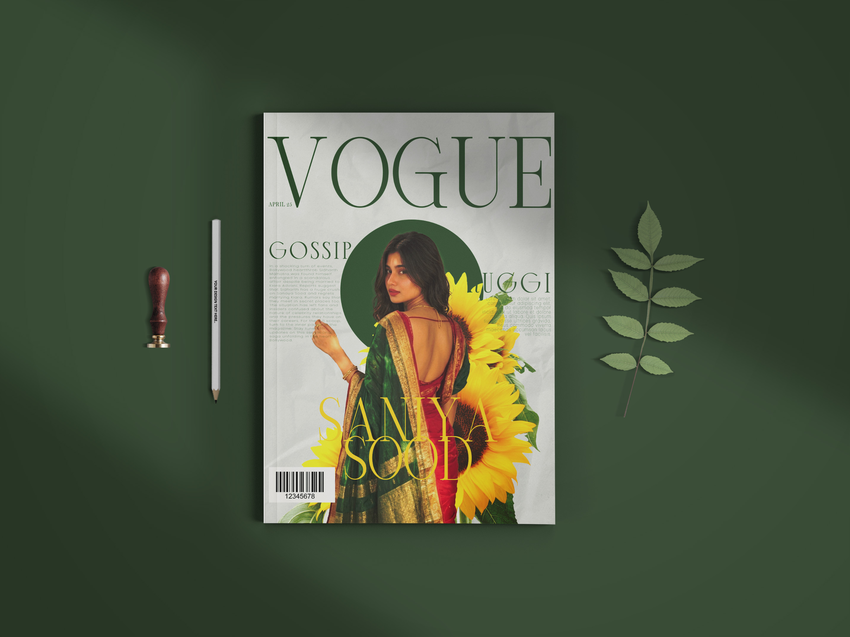 Magazine Cover Design.